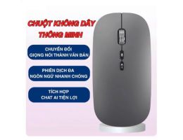 Chuột AI Thông Minh Không Dây, Chuyển Giọng Nói Thành Văn Bản Dễ Sử Dụng